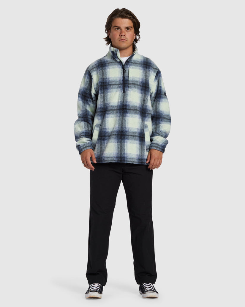 Mens A/Div Boundary Mock Neck Fleece Top