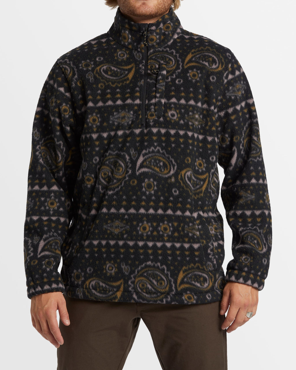 Mens Boundary Mock Neck