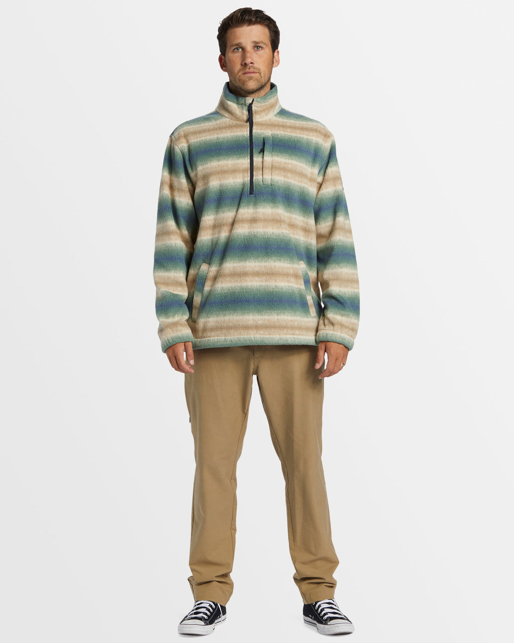 Mens Boundary Mock Neck