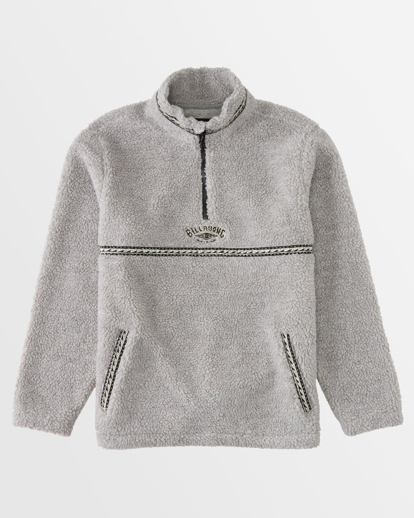 Mens A/Div Boundary Mock Neck Fleece Top