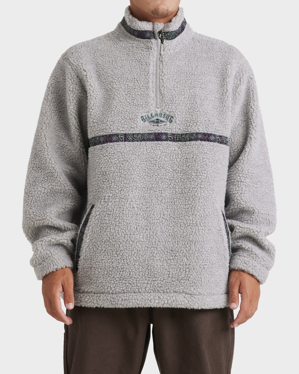 Mens Boundary Tombstone Fleece Jumper