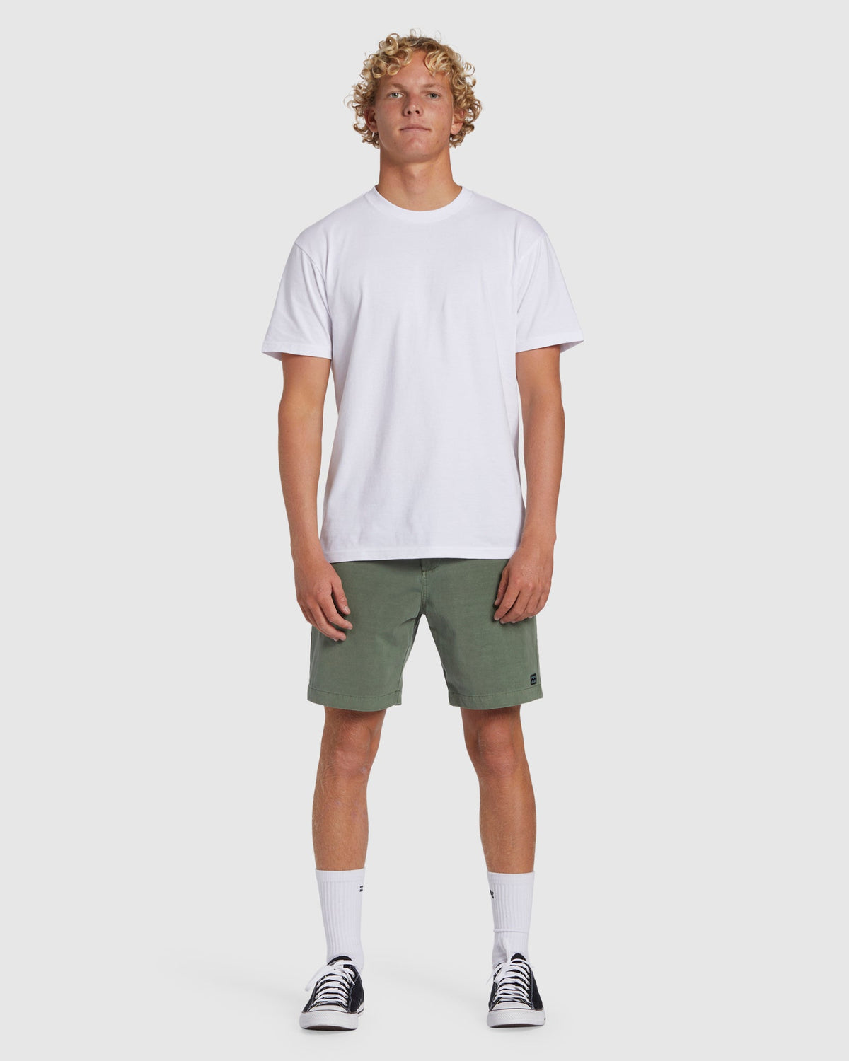 Mens Crossfire Wave Washed 18" Hybrid Shorts