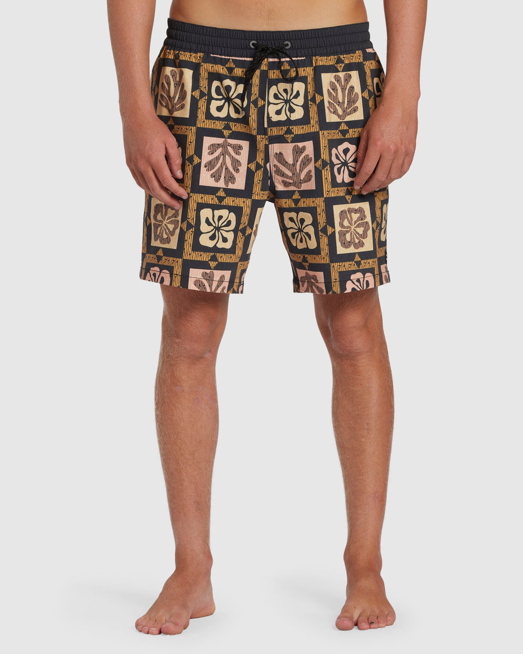 Mens Tiki Reef Layback Boardshorts