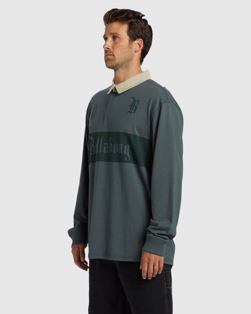 Mens Immortal Rugby Polo Long Sleeve Shirt