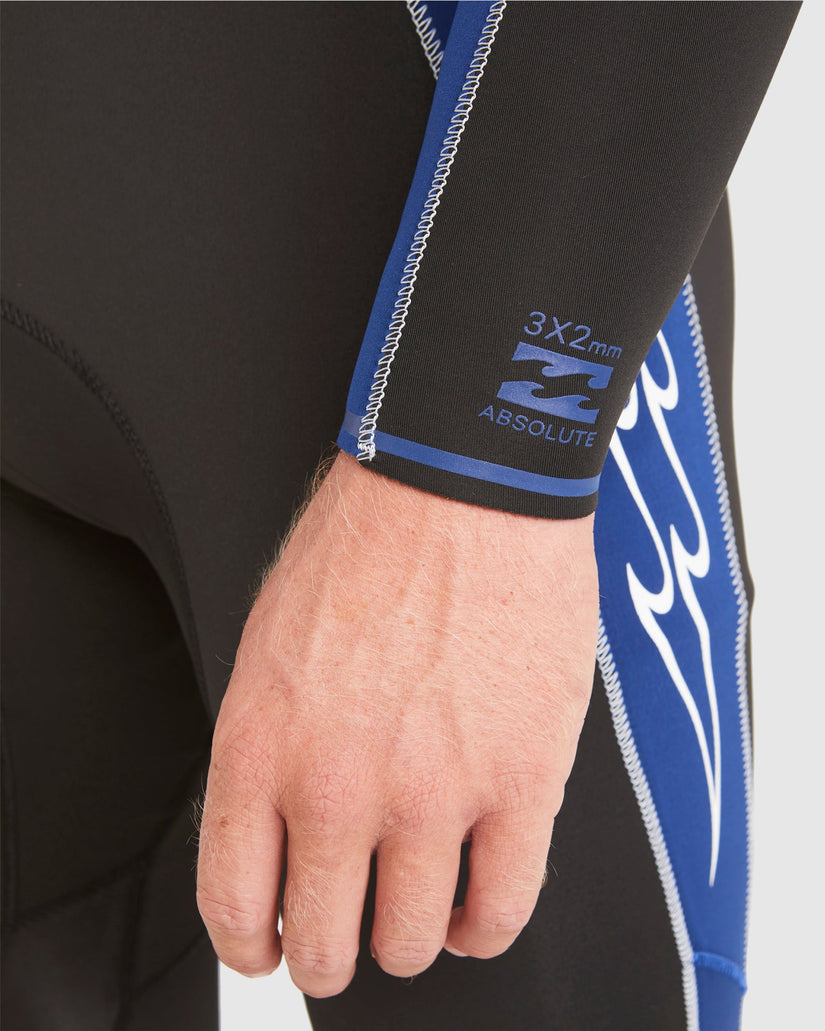 Mens 3/2mm Absolute Chest Zip GBS Wetsuit