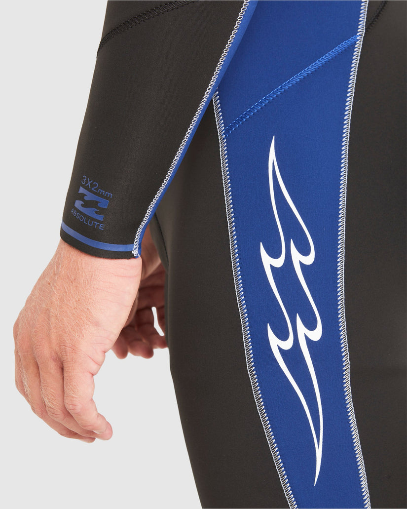 Mens 3/2mm Absolute Chest Zip GBS Wetsuit