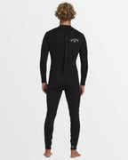 Mens 3/2Mm Foil Back Zip Wetsuit