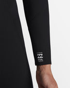 Mens 3/2Mm Foil Back Zip Wetsuit