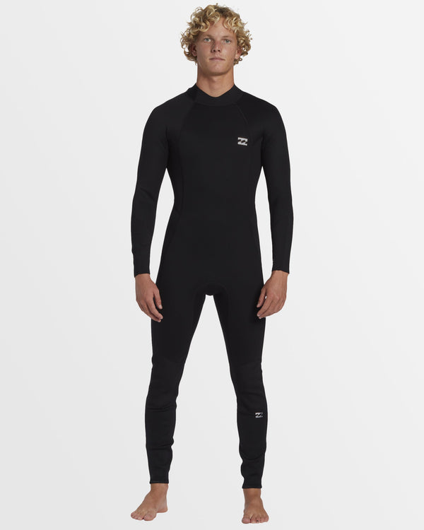 Mens 3/2Mm Foil Back Zip Wetsuit