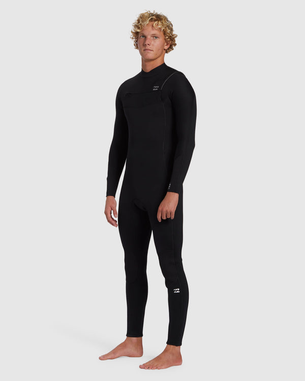 Mens 3/2mm Foil Chest Zip Steamer Wetsuit