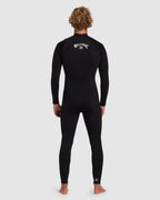 Mens 4/3mm Foil Chest Zip Steamer Wetsuit
