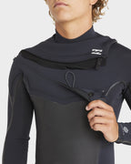 Mens 4/3mm Absolute Natural Chest Zip Steamer Wetsuit