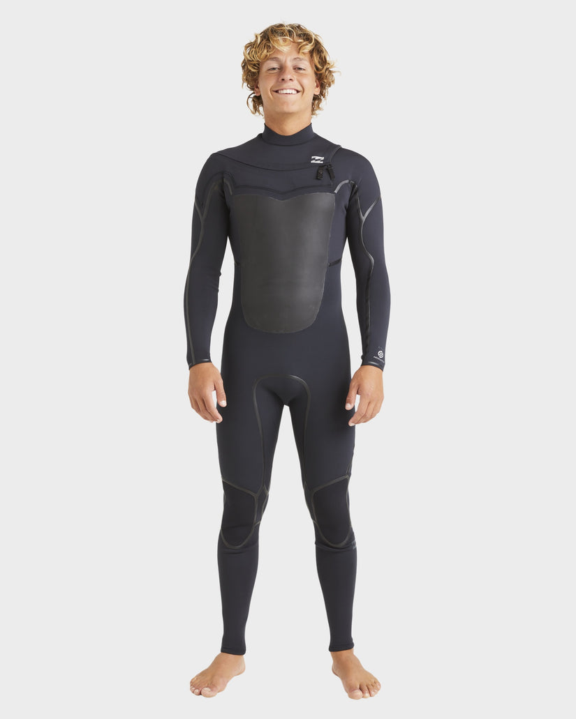 Mens 4/3mm Absolute Natural Chest Zip Steamer Wetsuit