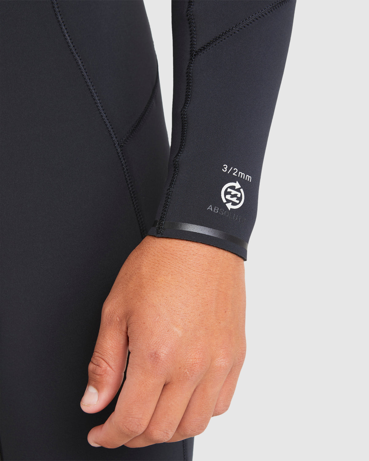 Mens 3/2 Absolute Natural Chest Zip Wetsuit