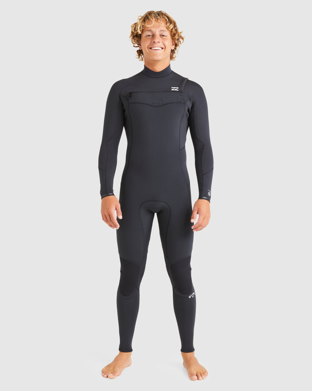 Mens 3/2 Absolute Natural Chest Zip Wetsuit