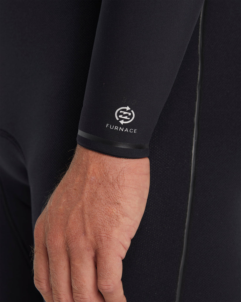 Mens 4/3mm Furnace Natural Chest Zip Steamer Wetsuit