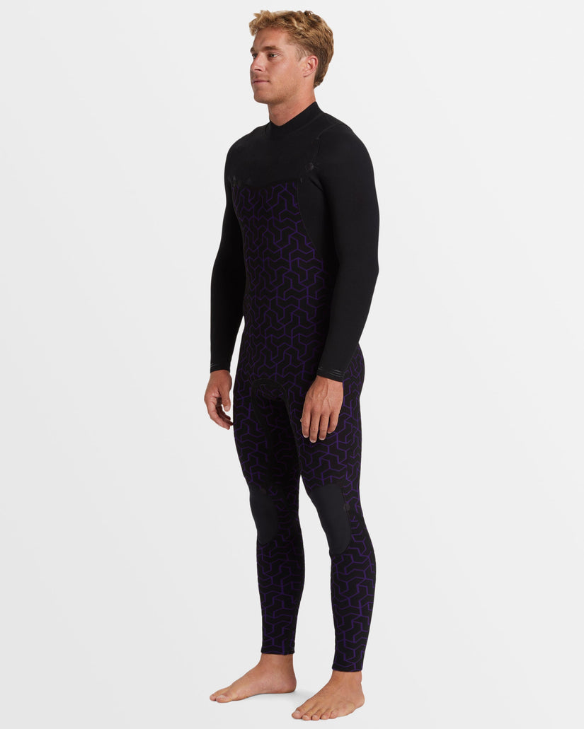 Mens 4/3mm Furnace Natural Chest Zip Steamer Wetsuit