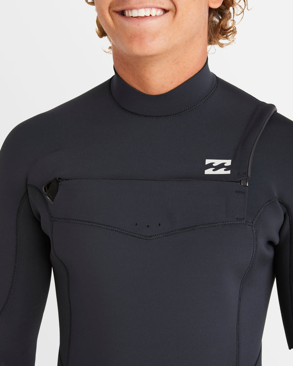 Mens 2/2mm Absolute Natural Chest Zip Long Sleeve Springsuit