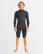 Mens 2/2mm Absolute Natural Chest Zip Long Sleeve Springsuit