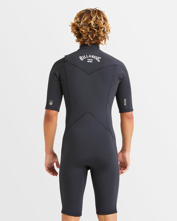 Mens 2/2mm Absolute Natural Chest Zip Springsuit