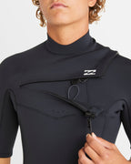 Mens 2/2mm Absolute Natural Chest Zip Springsuit