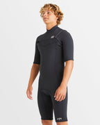 Mens 2/2mm Absolute Natural Chest Zip Springsuit