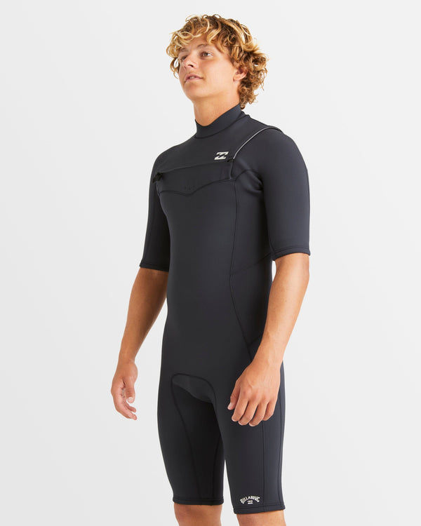 Mens 2/2mm Absolute Natural Chest Zip Springsuit