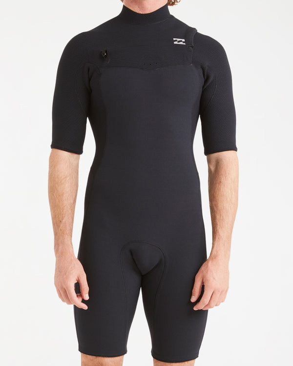 Mens 2/2mm Revo Natural Chest Zip Springsuit