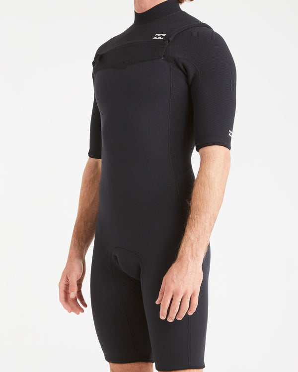 Mens 2/2mm Revo Natural Chest Zip Springsuit