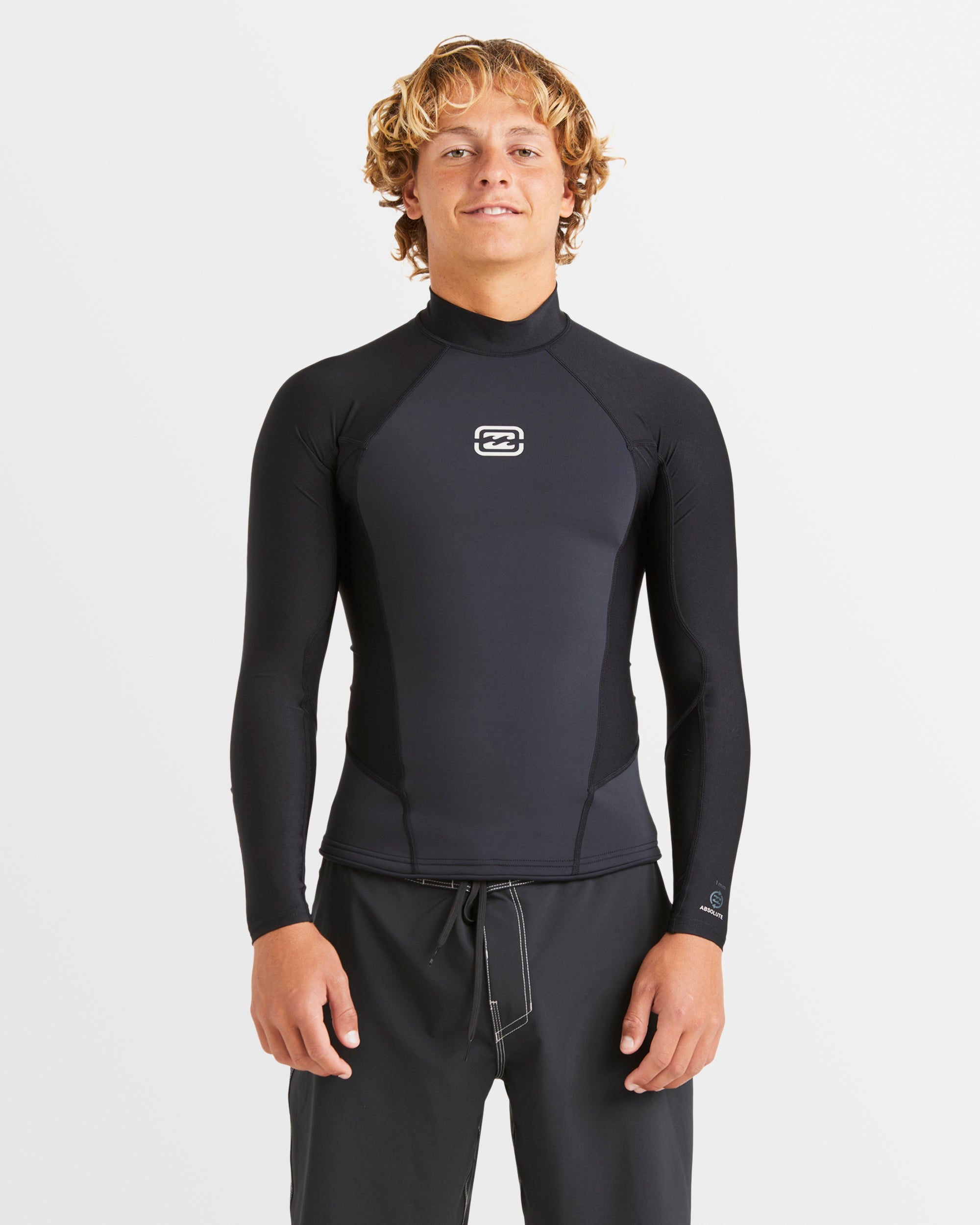 Mens 1Mm Absolute Poly Lite Long Sleeve Wetsuit Top