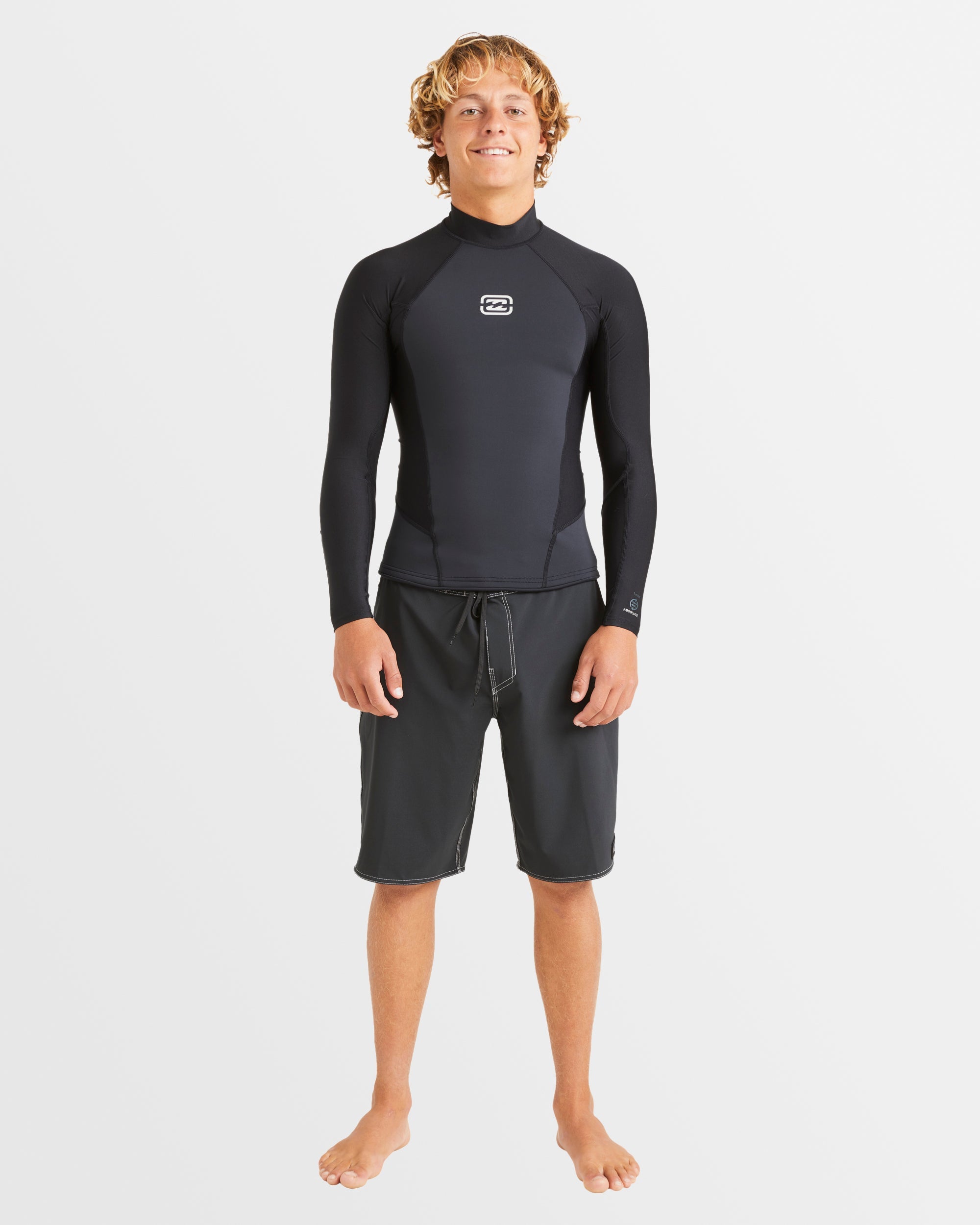 Mens 1Mm Absolute Poly Lite Long Sleeve Wetsuit Top