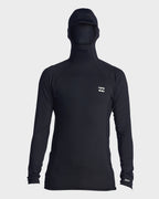 Mens Strike Mission Hooded Long Sleeve Rash Vest