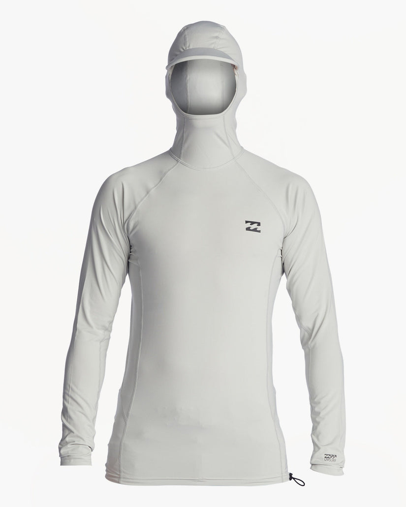 Mens Strike Mission Hooded Long Sleeve Rash Vest