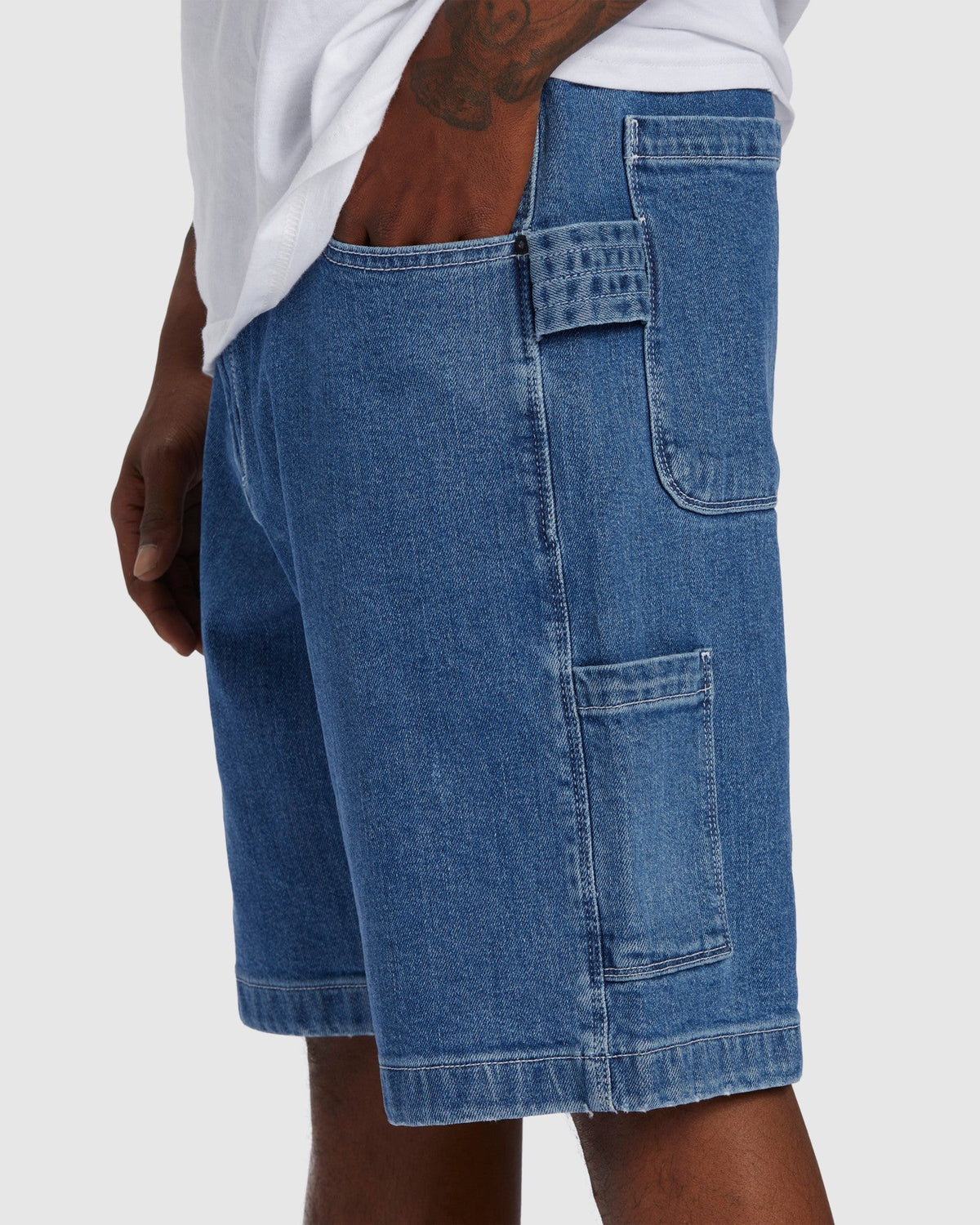 Mens Bad Dog Workwear Shorts