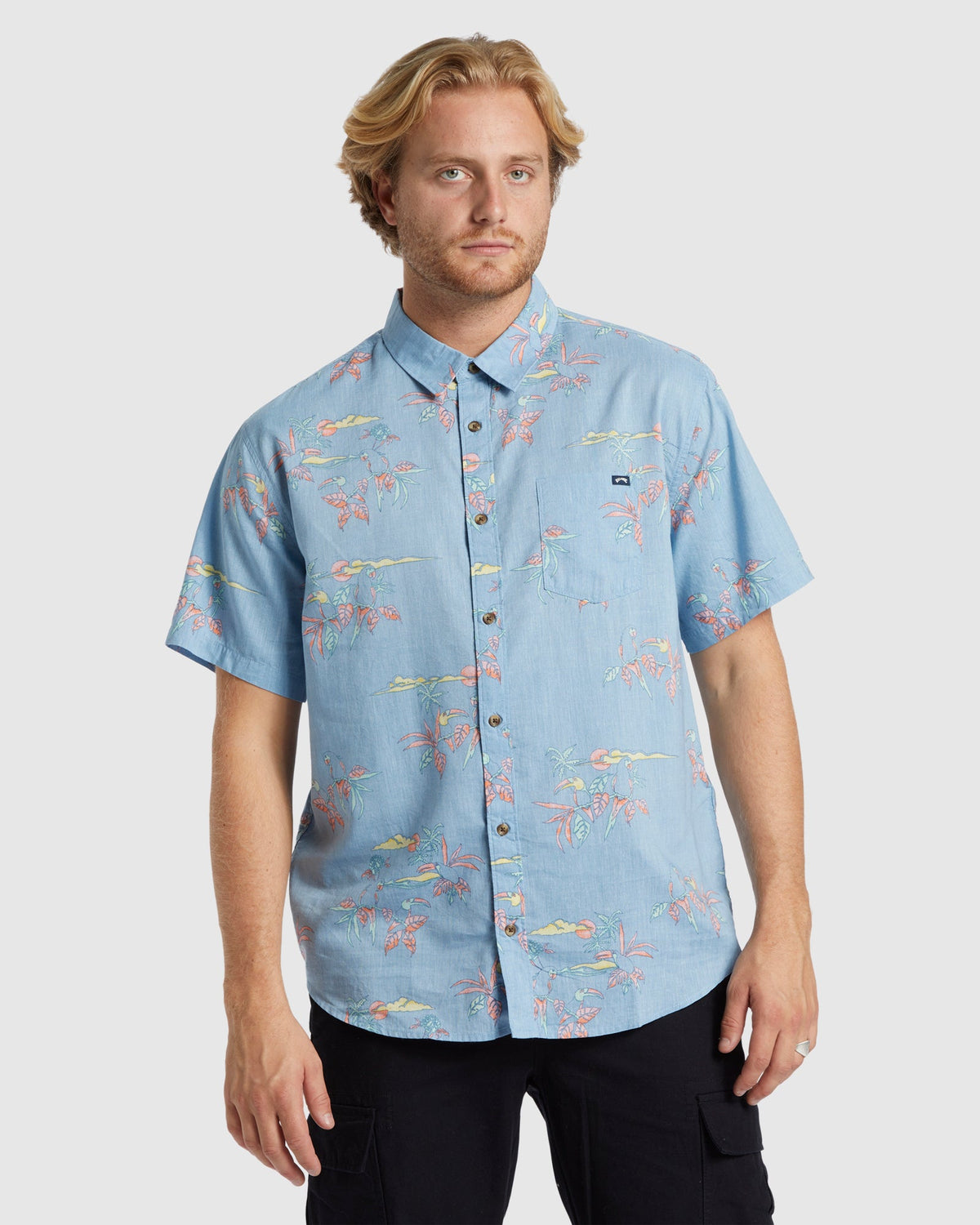 Mens Sundays Short Sleeve Shirt