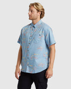 Mens Sundays Short Sleeve Shirt