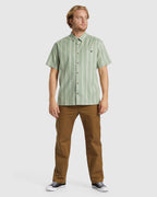 Mens Sundays Jacquard Short Sleeve Shirt
