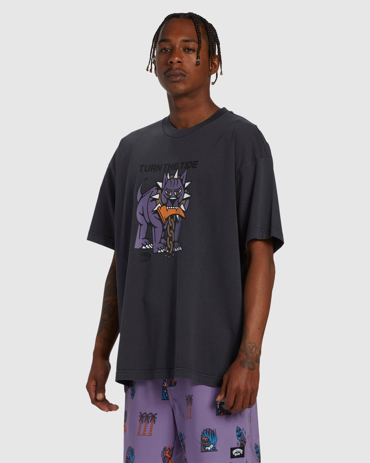 Mens Dog Days OG Wave Wash T-Shirt