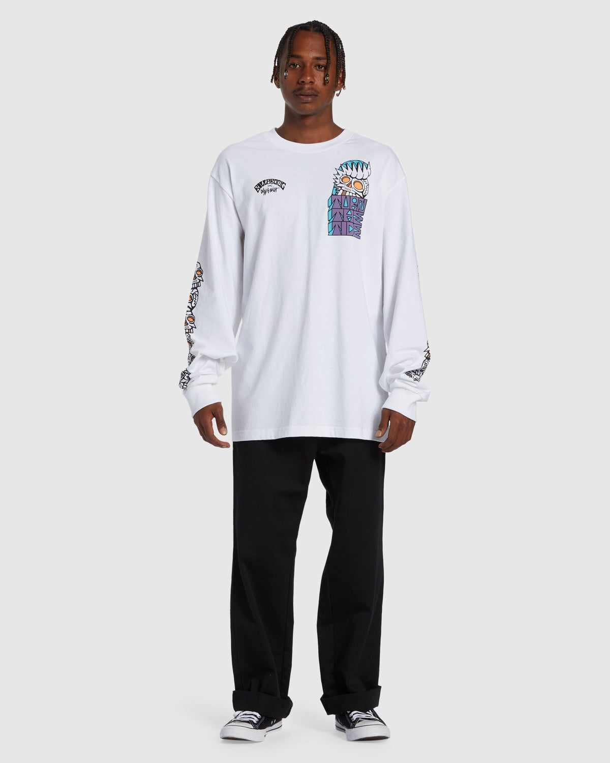 Mens Skulls OG Long Sleeve T-Shirt