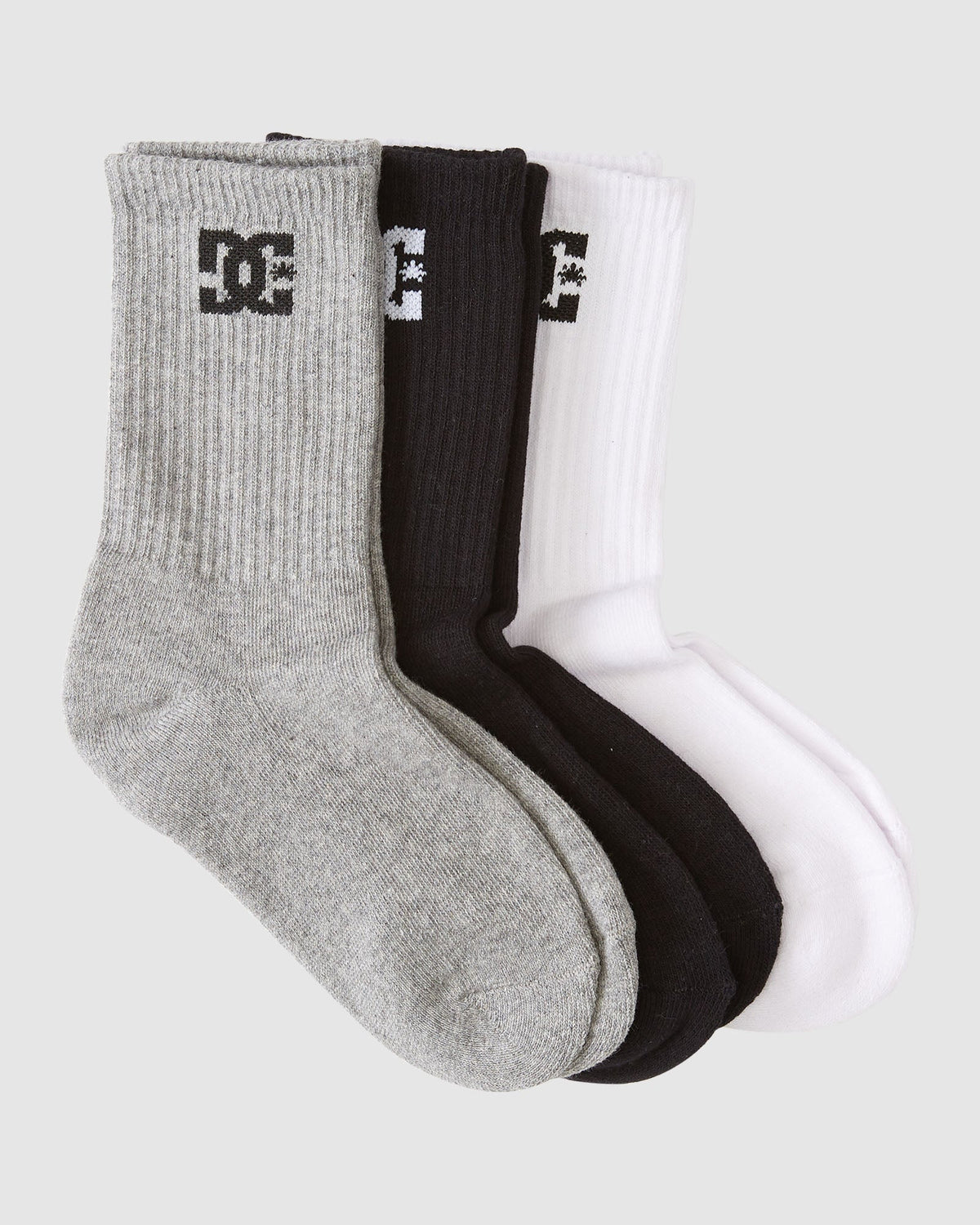 Boys 8 -16 DC 3 Pack Crew Socks