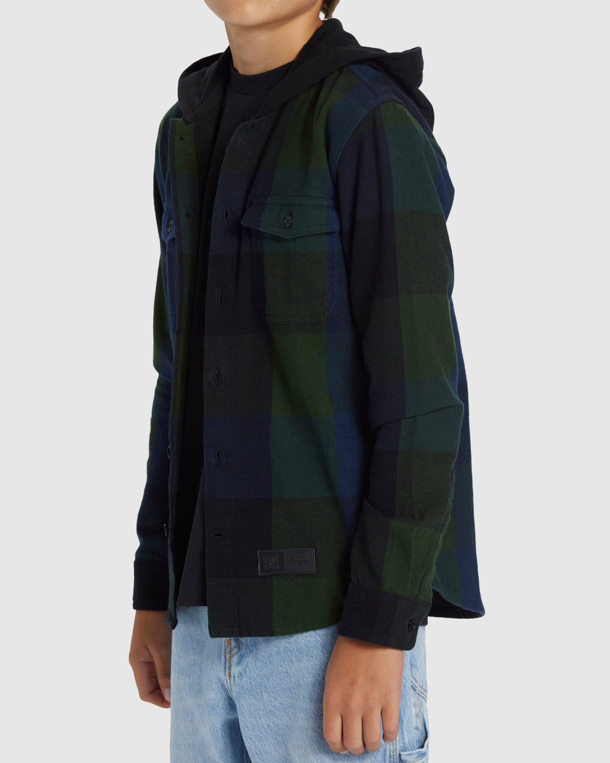 Boys 8-16 Ruckus Hooded Flannel Shirt