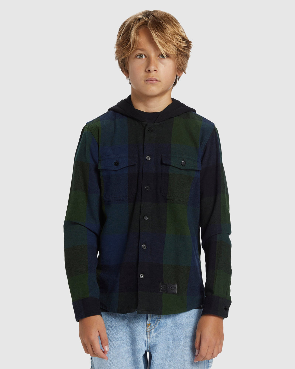 Boys 8-16 Ruckus Hooded Flannel Shirt
