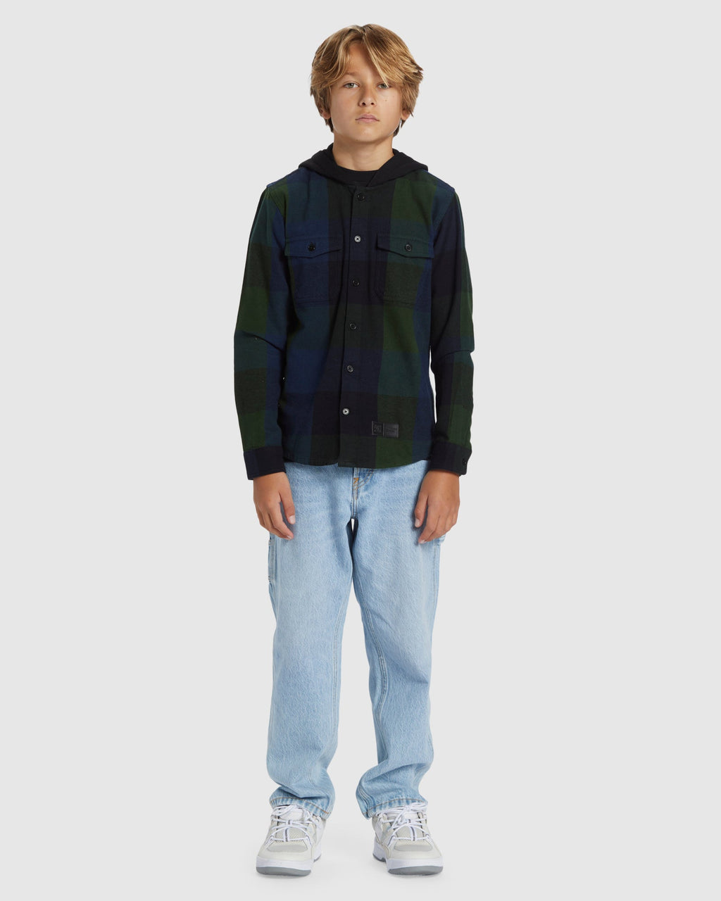 Boys 8-16 Ruckus Hooded Flannel Shirt