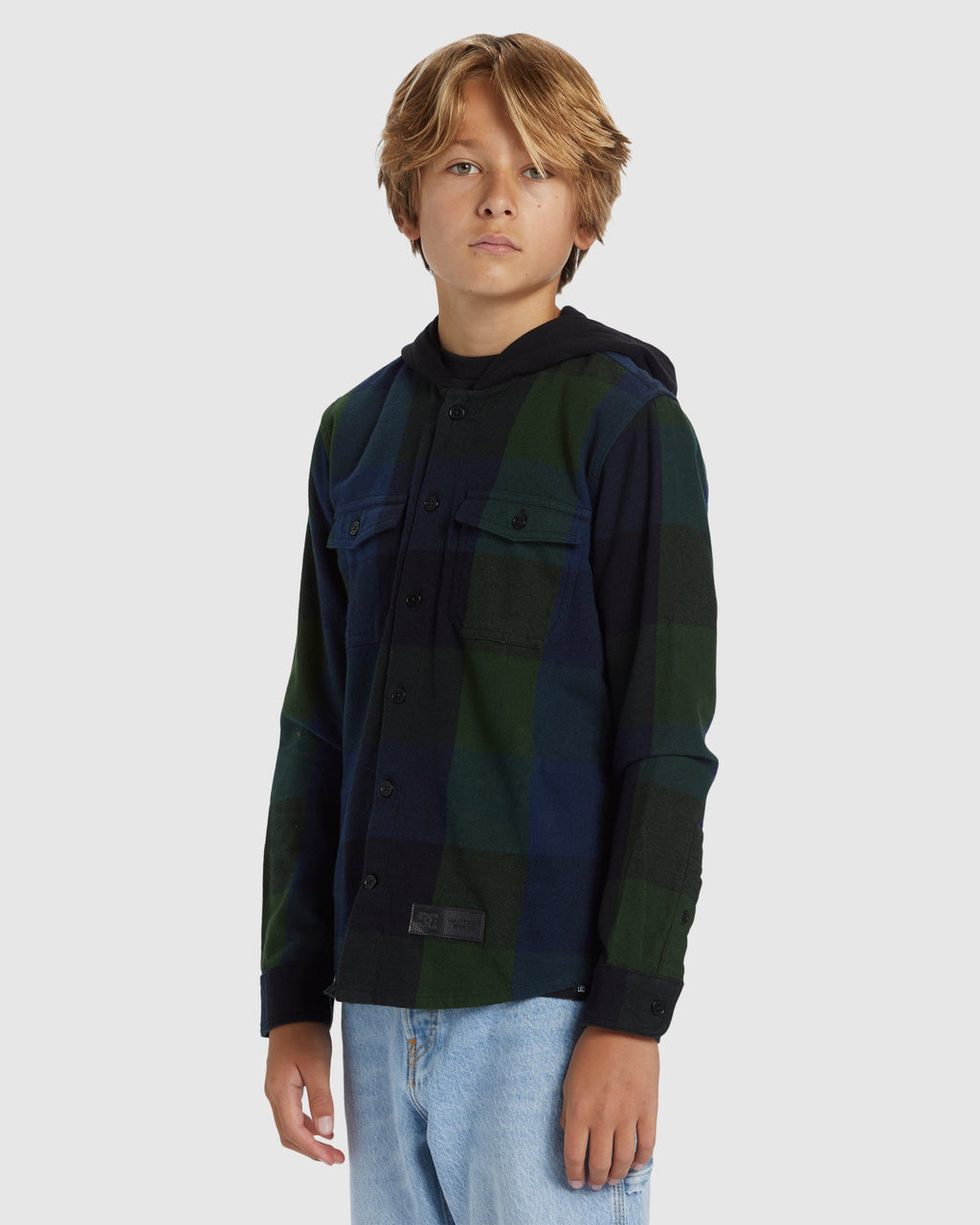Boys 8-16 Ruckus Hooded Flannel Shirt