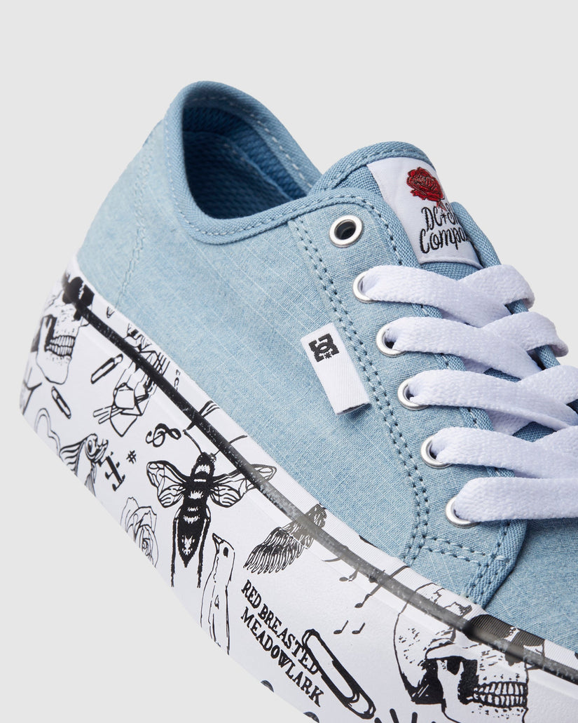 Womens Manual Platform Sneakers