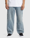 Mens Worker Baggy Carpenter RDI Denim Pants