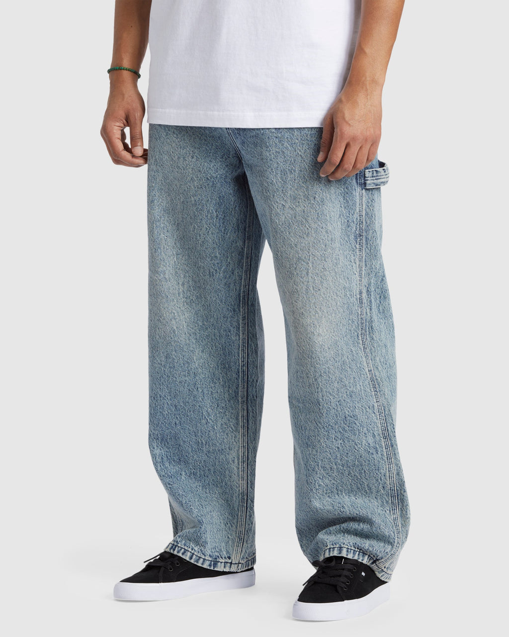 Mens Worker Baggy Carpenter RDI Denim Pants