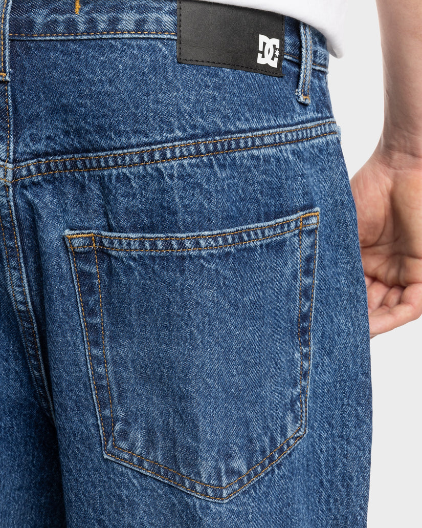 Mens Worker Baggy Relaxed Fit Jeans