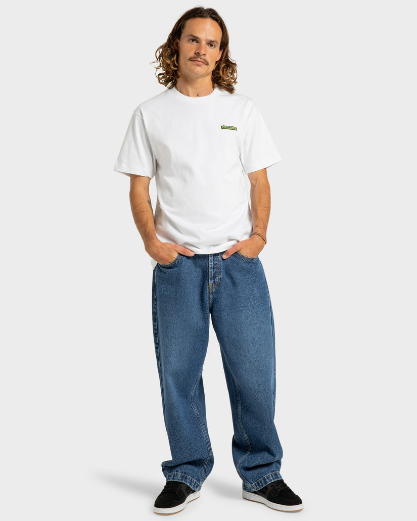Mens Worker Baggy Relaxed Fit Jeans