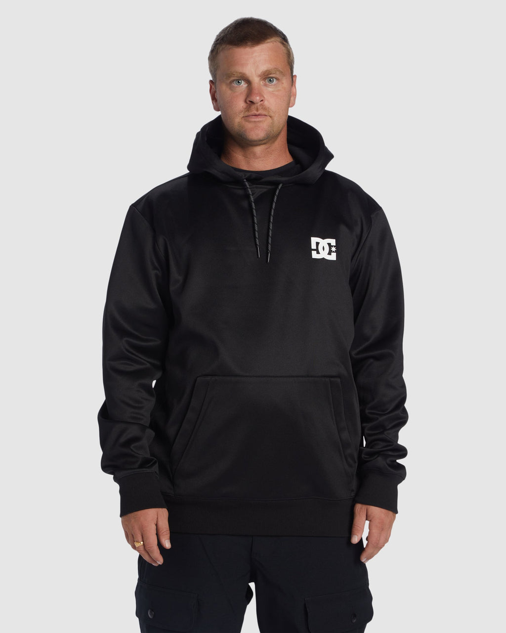 Mens Twisted Pullover Hoodie